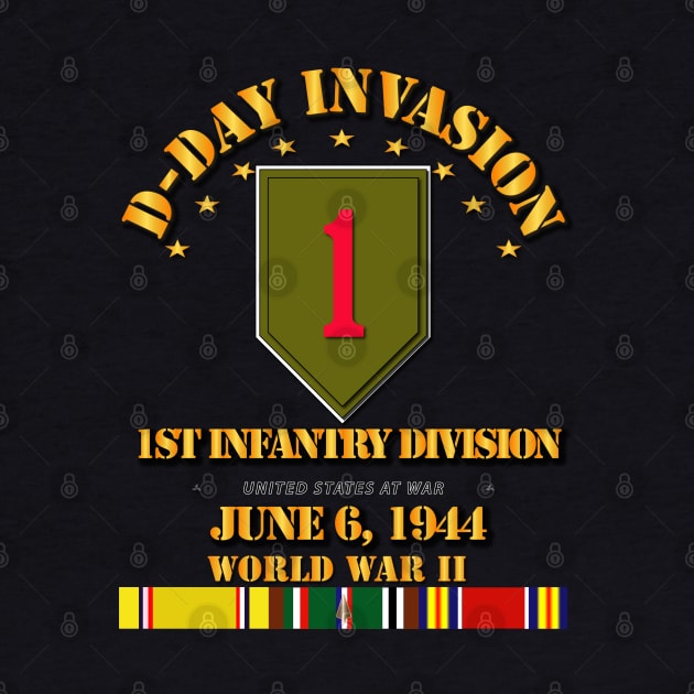 1st Infantry Div - D Day w Svc Ribbons by twix123844